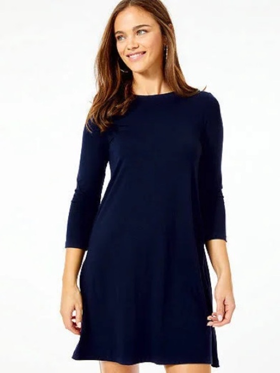 Lilly Pulitzer Dresses & Skirts - NWT Lilly Pulitzer Ophelia Swing Dress in Midnight Navy Sz XS